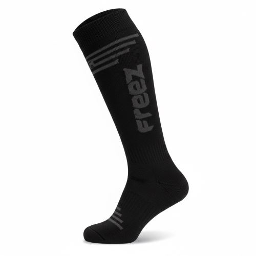 FREEZ QUEEN-2 LONG SOCKS black-grey